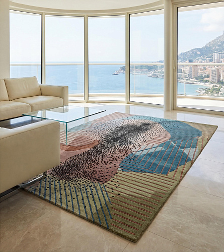 Textured Figure Artisan Rug