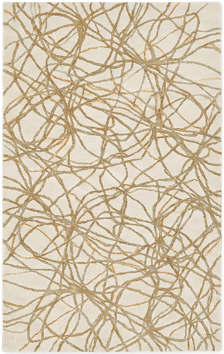 Golden Filigree Artisan Rug