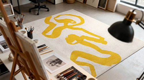 Pure Yellow Rug