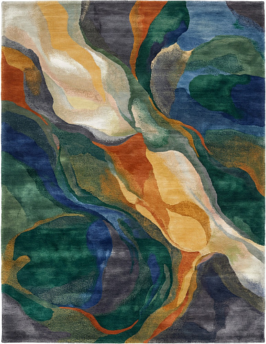 Jade Current Handwoven Rug