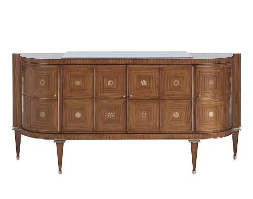 Curved Wooden Sideboard