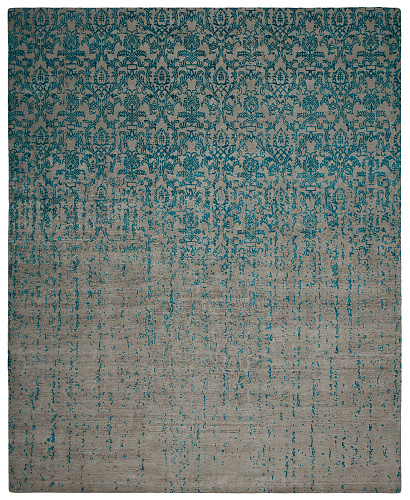 Roma Luxury Blue Hand-knotted Rug