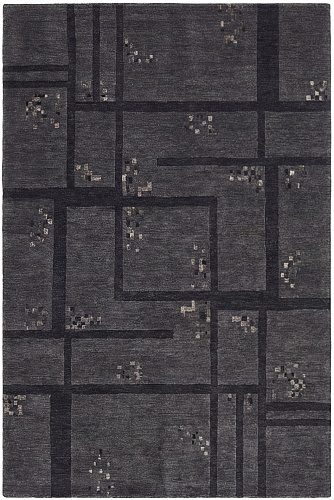 Basalt Grid Handcrafted Rug