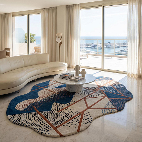 Figurative Mosaic Artisan Rug