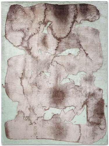 Mono Brown Hand Knotted Rug