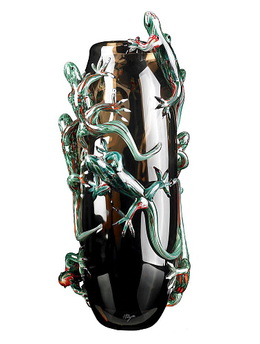 Geckos Large Vase