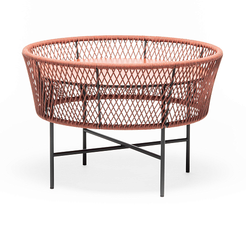 Tamburo ME Round Red Outdoor Coffee Table