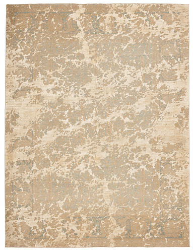 Tabriz Hand-knotted Beige Rug