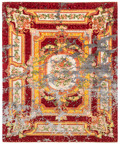 Savonnerie Luxury Hand-Knotted Rug