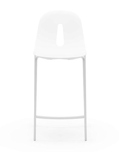 Gotham SG-65 White Bar Stool