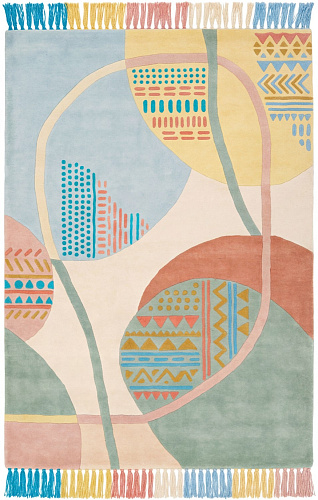 Playful Orbits Artisan Rug