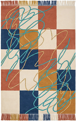 Patchwork Rhythm Artisan Rug