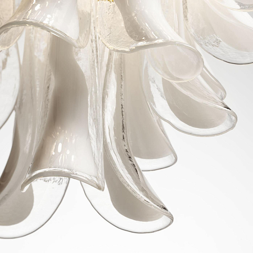 Murano Glass Leaf Wall Sconce