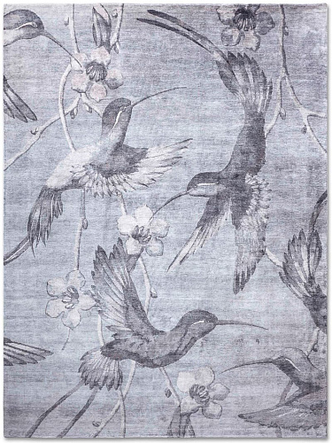 Hummingbirds Exquisite Handmade Rug