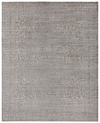 Wool / Silk Ferrara Grey Rug