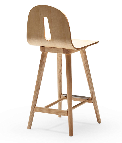 Gotham Woody SG-65 Natural Ash Bar Stool