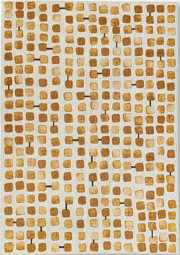 Peach Party Modern Rug