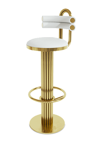 Keira Demilune Bar Stool