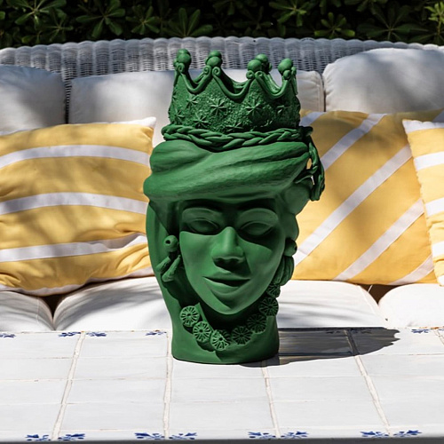 Moor's Head Green Sculpture