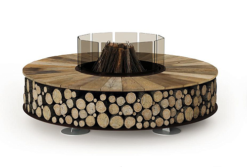 Zero Wood Luxury Outdoor Fire Pit