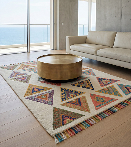 Triangle Weave Artisan Rug