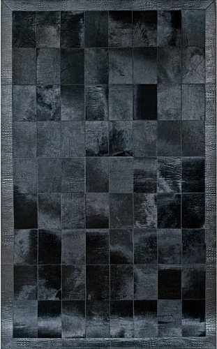 Angelina Black Cowhide Rug