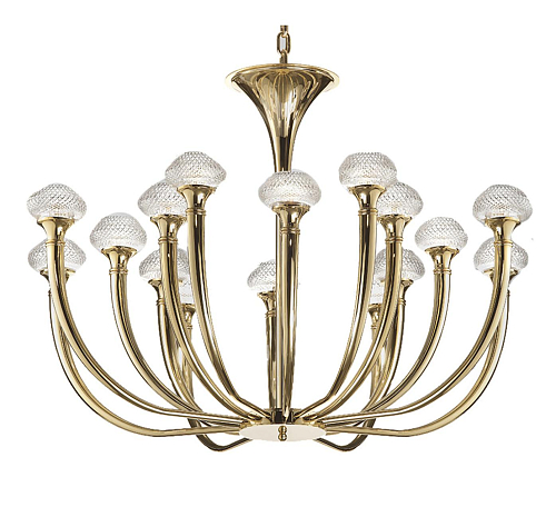 Polished Gold Chandelier