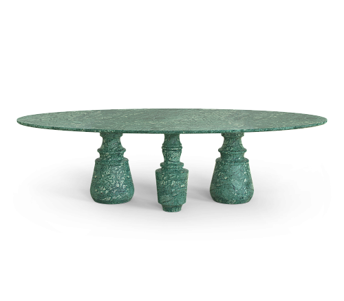 Obsidian Oval XL Guatemala Dining Table