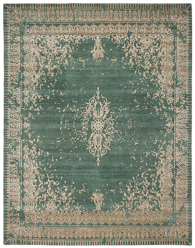Exclusive Hand-Knotted Rug Ferrara Green