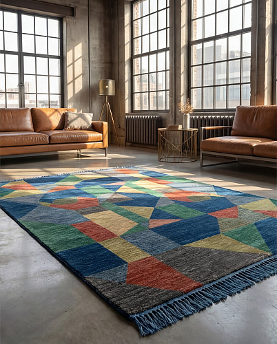 Prismatic Vault Handcrafted Rug