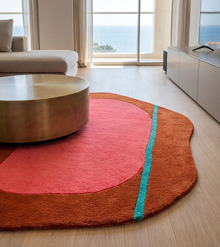Crimson Form Artisan Rug