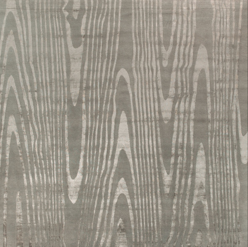 Cronos Olive Grey Handknotted Rug