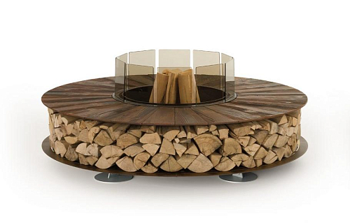 Zero Corten Outdoor Fire Pit