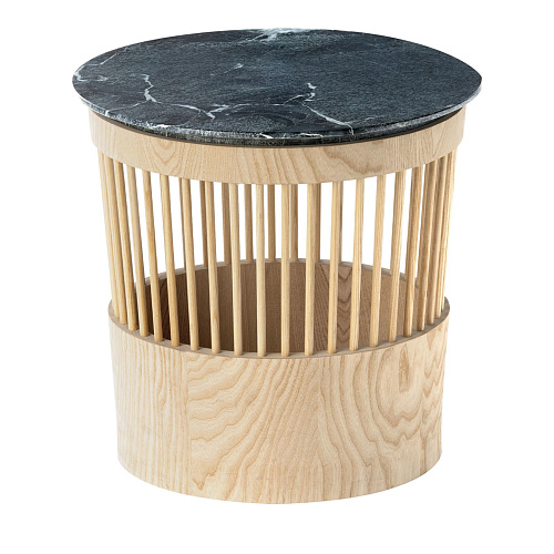 Canestro Green Marble Side Table