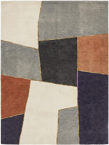 Balanced Facets Handcrafted Rug