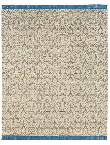 Hand-Knotted Vintage Style Rug
