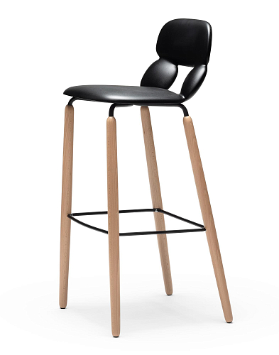 Nube W SG-80 Black Bar Stool