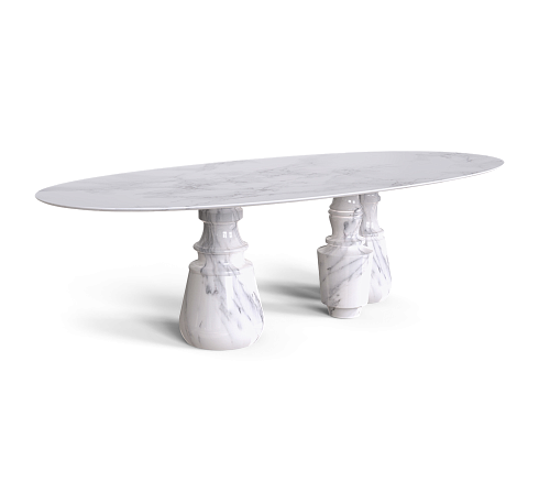 Obsidian Oval XL Estremoz Dining Table