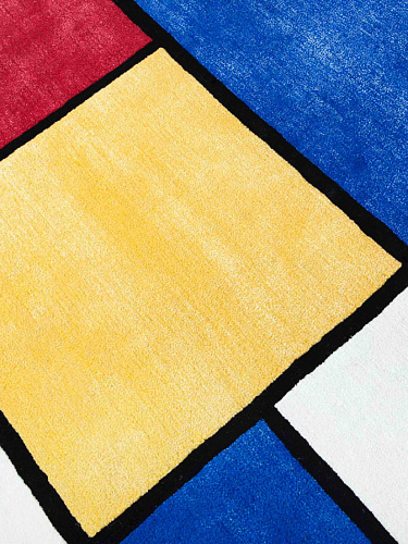 Mondrian Designer Handmade Rug