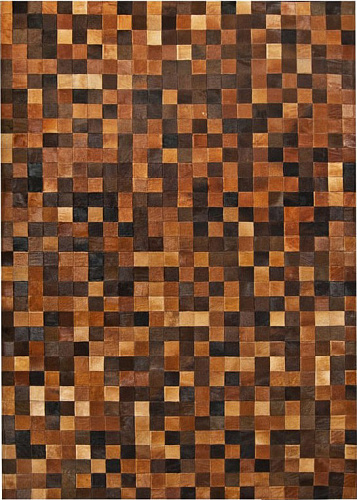 Mosai Brown Cowhide Rug