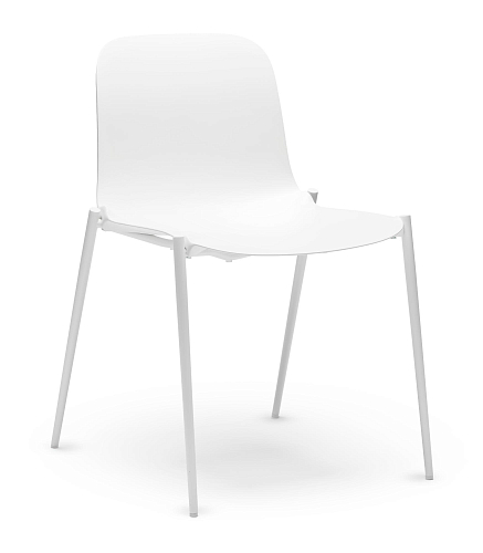 Dogo S White Chair (2-Piece Set)