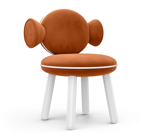 Lollipop Red Puff Chair