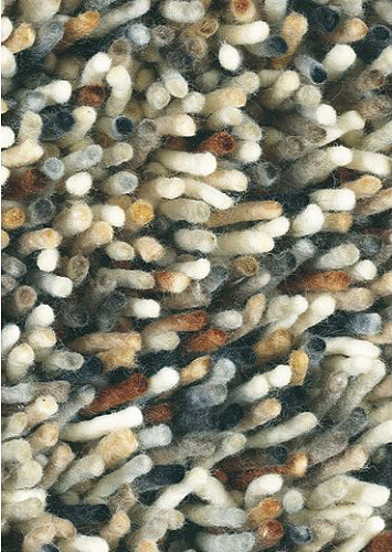 Beige / Grey Mix Shag Rocks Rug