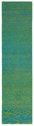 Aqua Hand-Knotted Rug