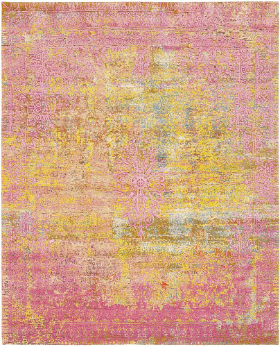 Hand-knotted Ferrara Silk / Wool Rug
