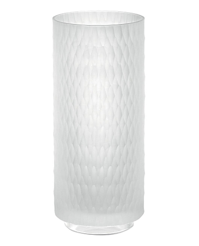 Hexagon Matte Italian Crystal Vase