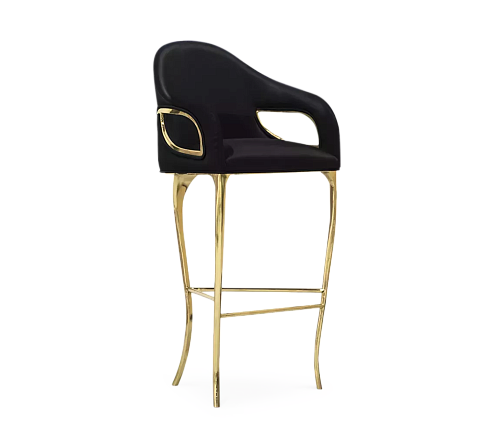 Chandra Highback Bar Stool