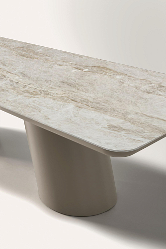Altea Beige Ceramic-Top Dining Table