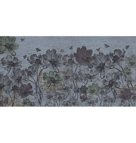 Jeans Flowers Wallpaper