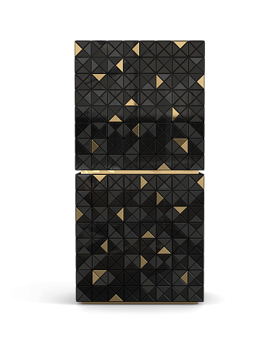 Mosaic II Black Cabinet